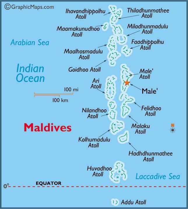 baa atoll мальдив газрын зураг