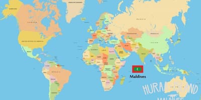 Шоу мальдив дээр дэлхийн газрын зураг