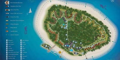 Kurumba мальдив амралтын газрын зураг