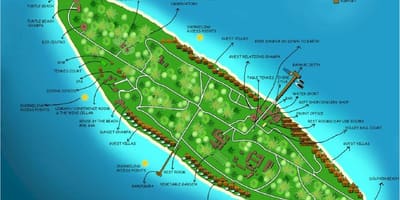 Vaadhoo арал мальдив газрын зураг